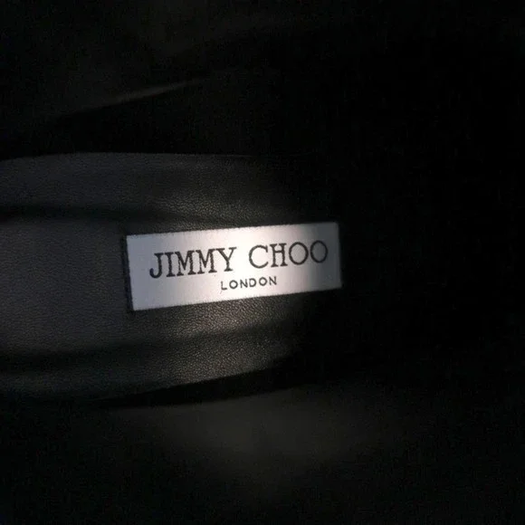 Jimmy Choo Marco Flat Ankle Boots Black Studded Leather Size 37 NEW - Picture 9 of 10